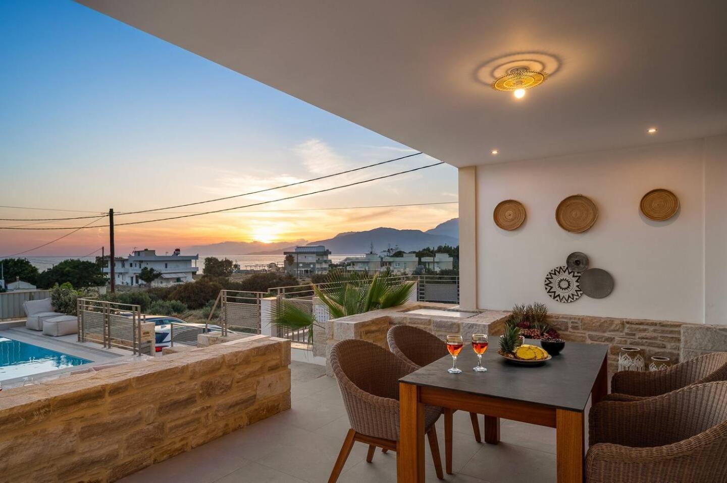 Ammokrinos Luxury Homes,150M From The Beach Kalamaki  Exterior photo