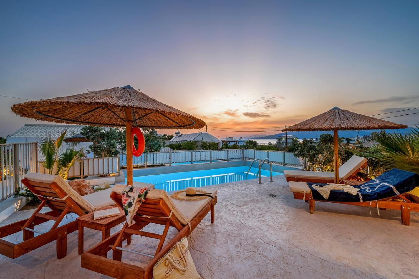 Ammokrinos Luxury Homes,150M From The Beach Kalamaki  Exterior photo